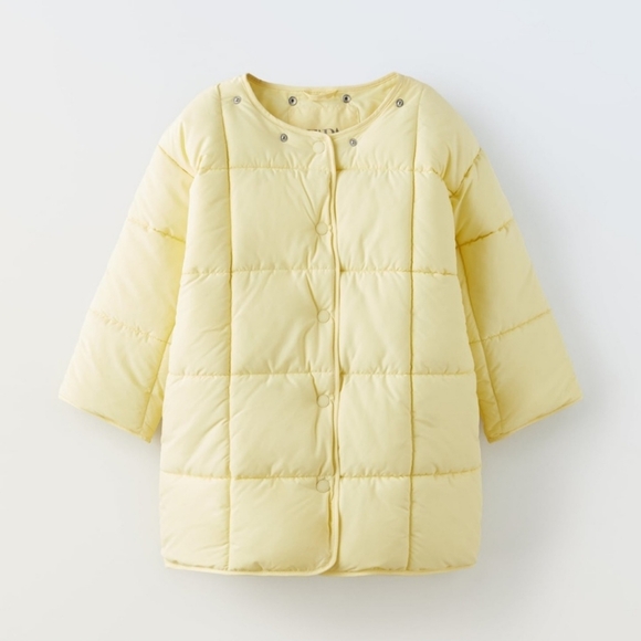 ZARA KIDS REMOVABLE COLLAR PUFFER JACKET - Picture 2 of 9